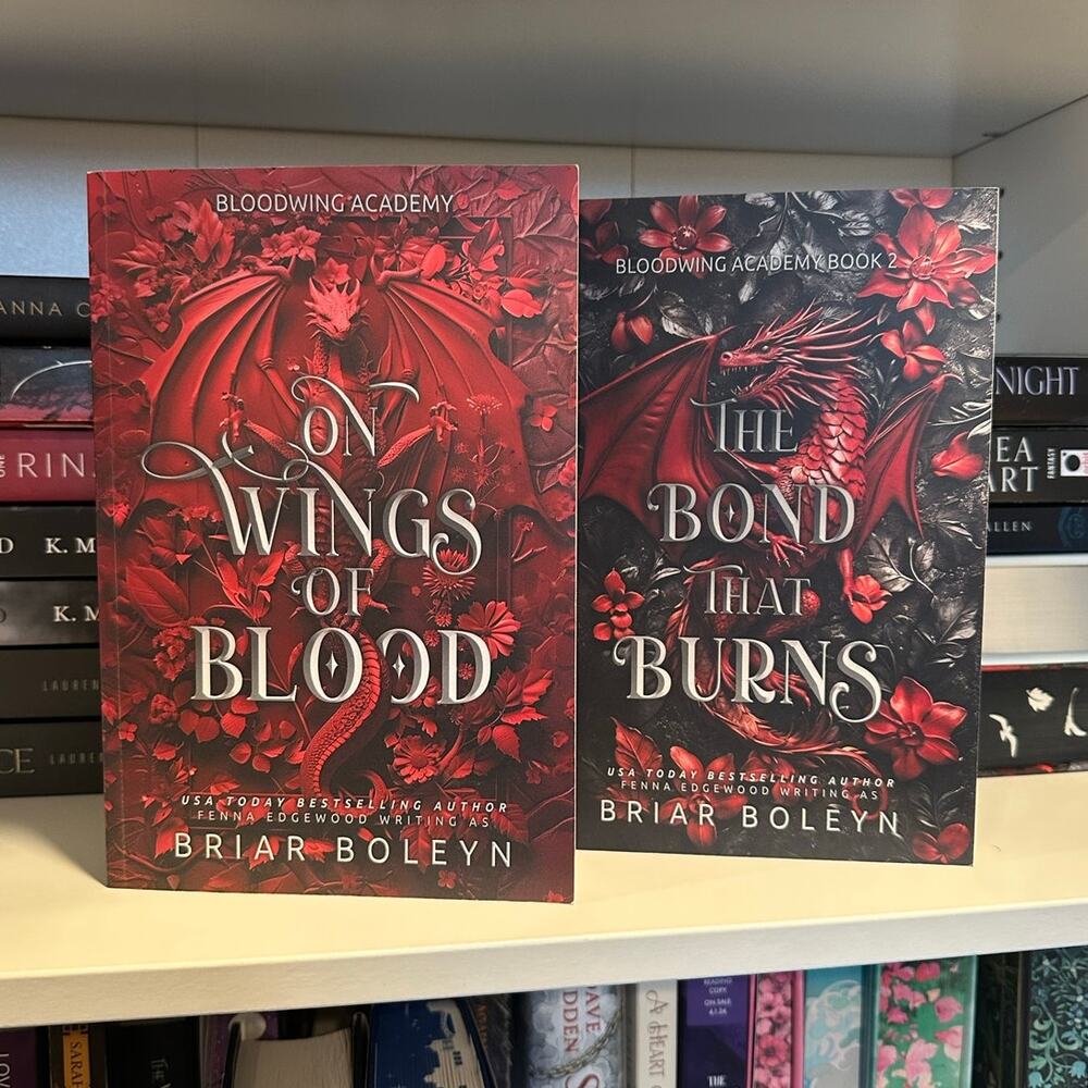 OOP On Wings Of Blood & The Bond That Burns Briar Boleyn Bloodwing Academy PB